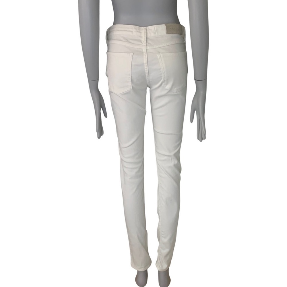 IRO White Skinny Jeans Mid-Rise - Picture 10 of 15